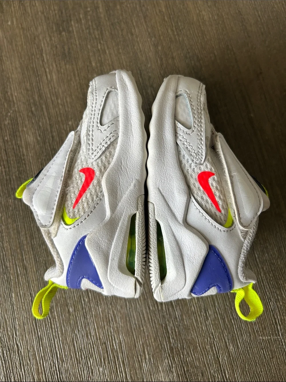 Ds 2021 Nike Air Max Bolt (Tde) White Indigo Burst TdToddler SZ. 3.5, Like New